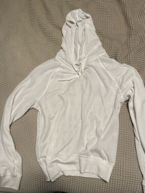 DSG mesh white hoodie